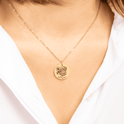 Custom Pet Photo Necklace