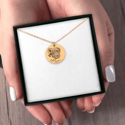 Custom Pet Photo Necklace