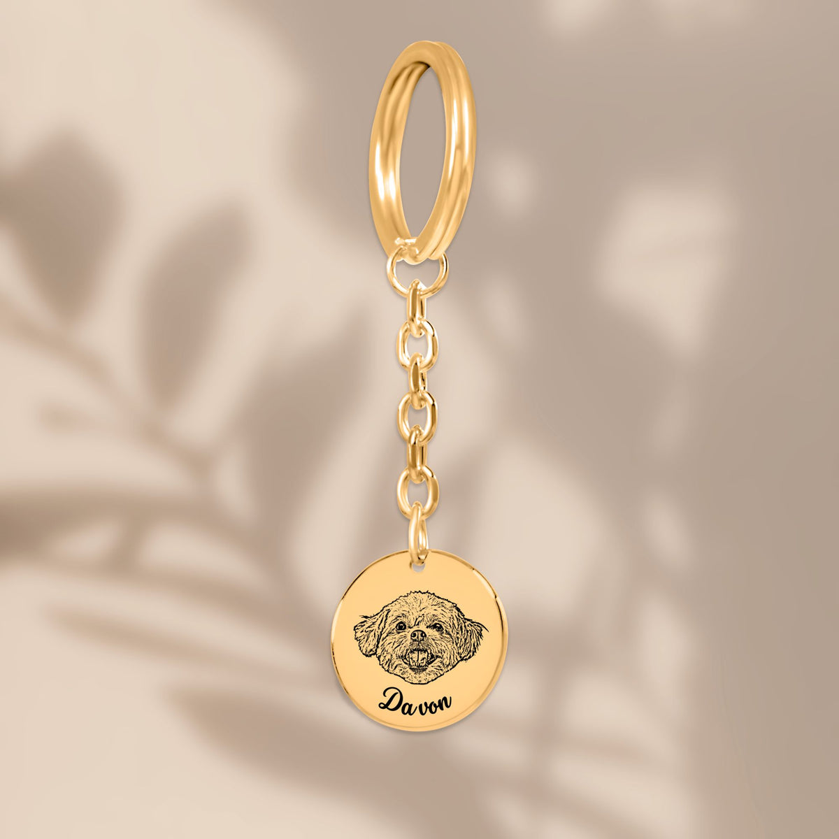 Matching Pet Portrait Keychain